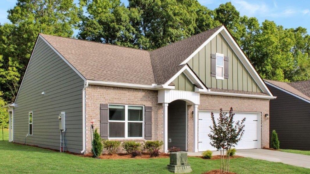 Front exterior of a new home in Fairview Hills, Cleveland, TN, highlighting curb appeal (Image 2). Front exterior of a new home in Fairview Hills, Cleveland, TN, highlighting curb appeal (Image 2).