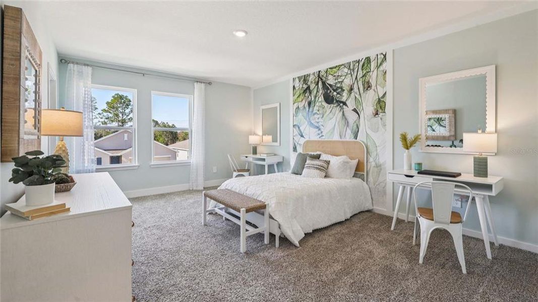 Furnished interior view inside a new home in Briarwood, Alachua (Image 30).