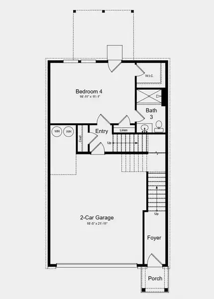 2D floor plan layout of this home in Auburn Glen, Dacula, GA (Image 4). 2D floor plan layout of this home in Auburn Glen, Dacula, GA (Image 4).