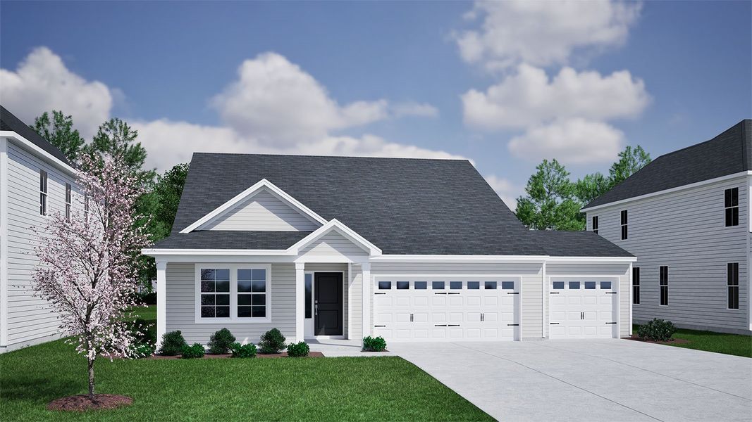 Representative exterior photo of a completed home built from the Decatur - Genesis Value Collection by Mungo Homes in Rich Square, Ash, NC (Image 13).