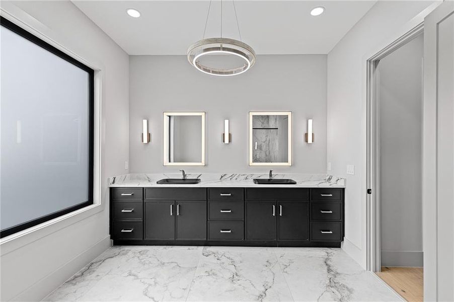 Furnished interior view inside a new home in , Lawrenceville (Image 45).