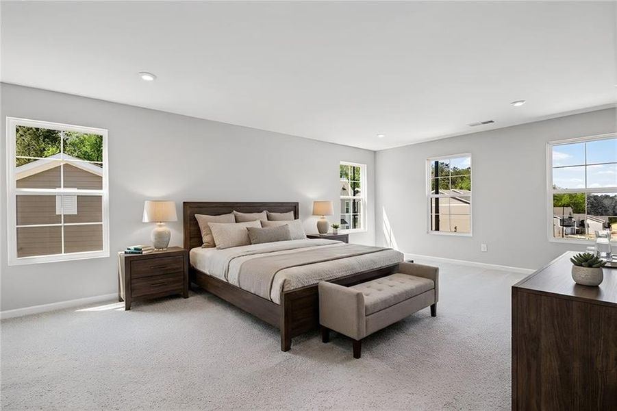 Furnished interior view inside a new home in Sage Woods, Dallas (Image 11).