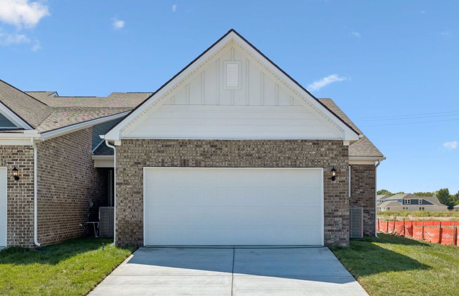Front exterior of a new home in Bradshaw Farms Reserve, Mount Juliet, TN, highlighting curb appeal (Image 21).