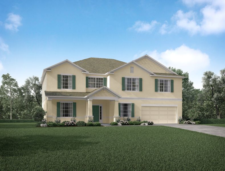 Representative exterior photo of a completed home built from the Westfield by Maronda Homes in Port St. Lucie, Port St. Lucie, FL (Image 15).