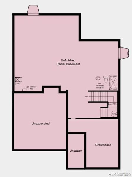 Additional Highlights Include: Fireplace at great room, built-in GE appliance package, unfinished basement, 8" doors on main level, door at primary bath, freestanding tub and shower at primary bath, covered outdoor living, plumbing rough-in at basement, and second sink at secondary bath.