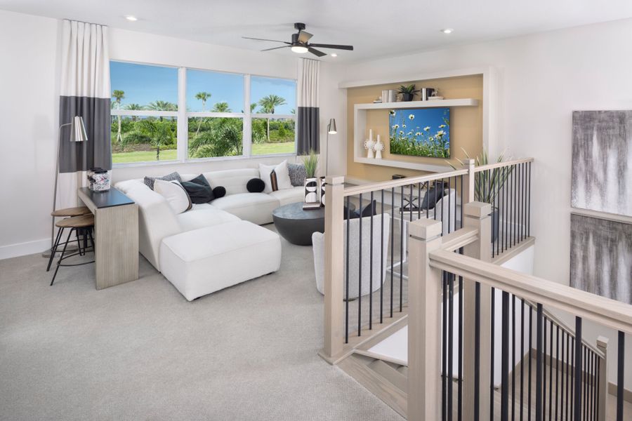 Representative furnished interior of a home built from the Wynn by Mattamy Homes in Tradition, Port St. Lucie (Image 10).