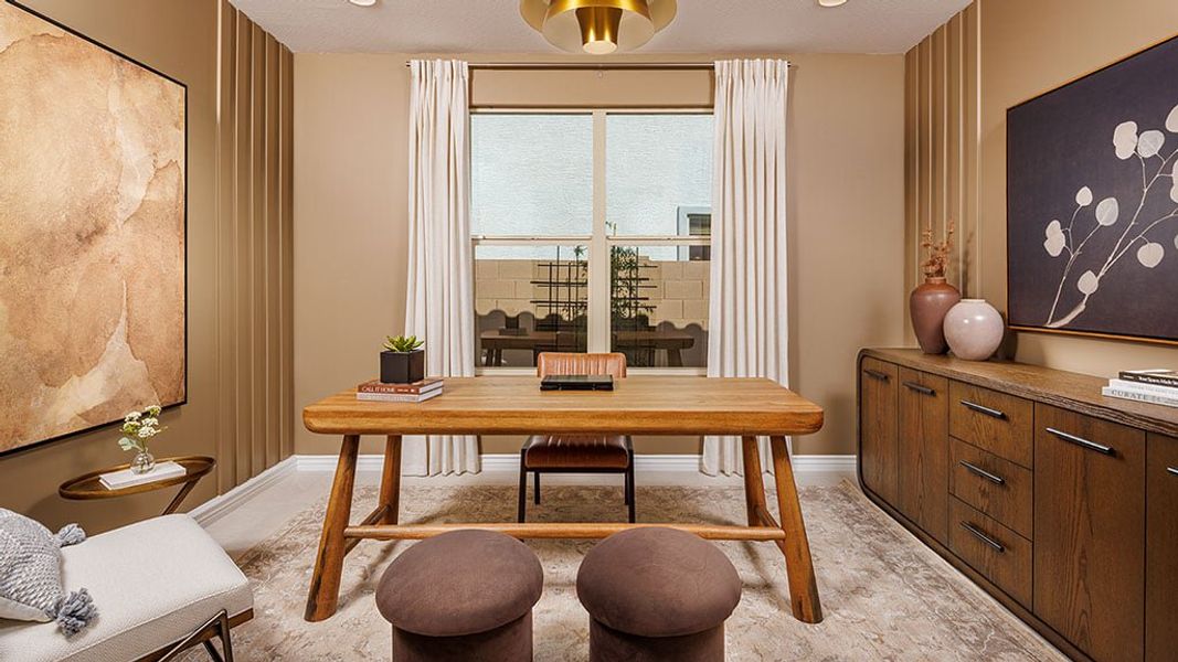 Representative furnished interior of a home built from the Regal by Taylor Morrison in Ladera Trails, Peoria (Image 10).