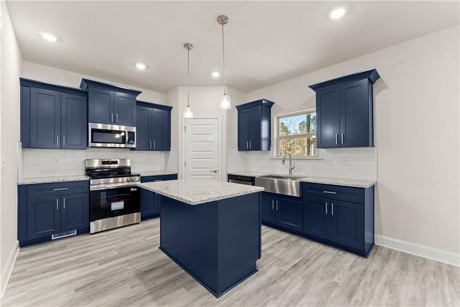 Furnished interior view inside a new home in Magnolia Villas, Cornelia (Image 7).