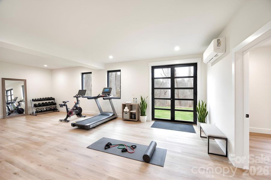 Furnished interior view inside a new home in , Weaverville (Image 32).