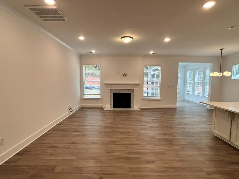 Spacious, unfurnished interior of a new home in Villas at Prestwick, Mooresville (Image 9). Spacious, unfurnished interior of a new home in Villas at Prestwick, Mooresville (Image 9).