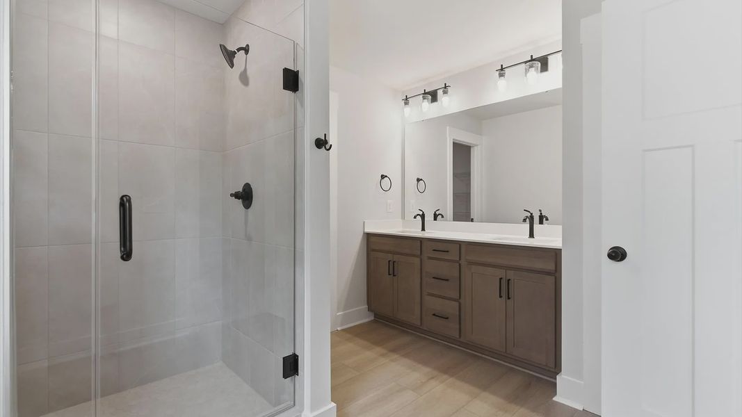Furnished interior view inside a new home in The Reserve at Livingston Park, Easley (Image 27).