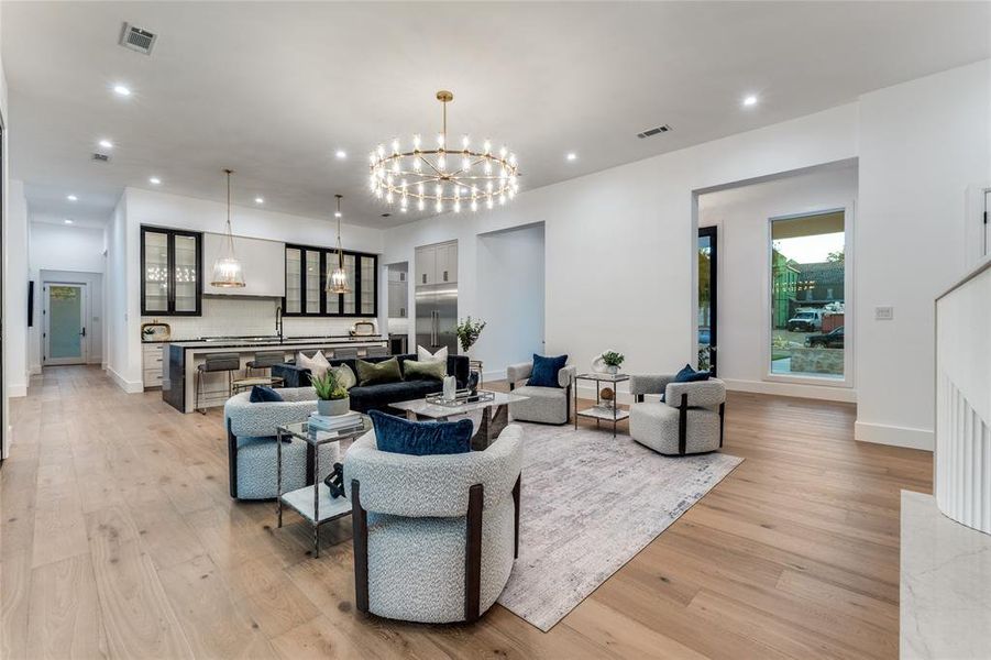 Furnished interior view inside a new home in , Dallas (Image 13). Furnished interior view inside a new home in , Dallas (Image 13).