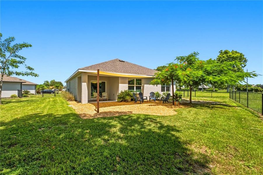 Exterior details and patio area of a home in Burnt Store Village, Punta Gorda (Image 20).