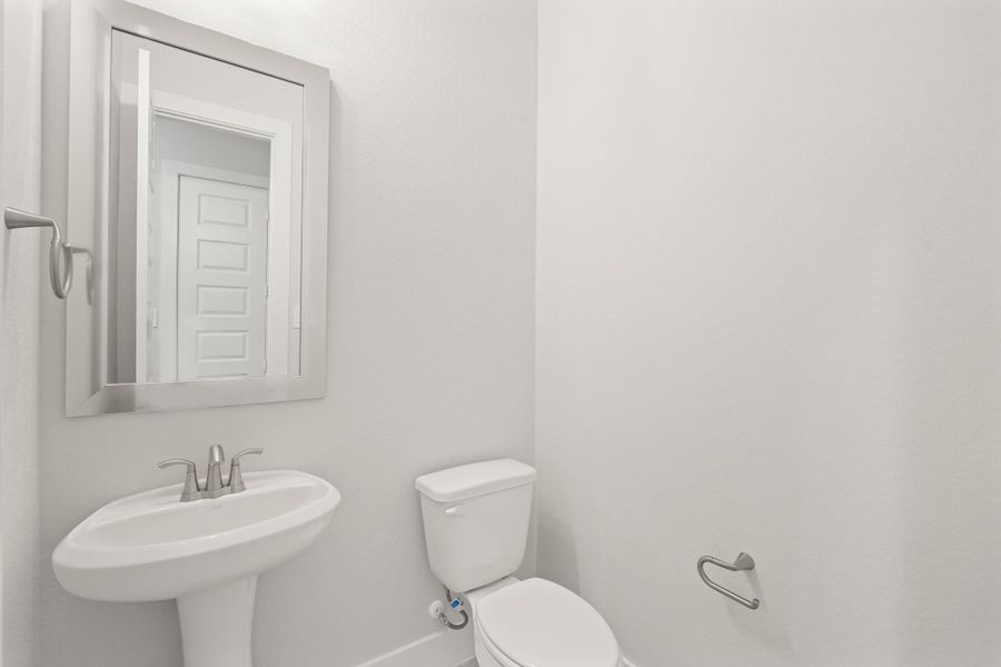 Half bath for guests!