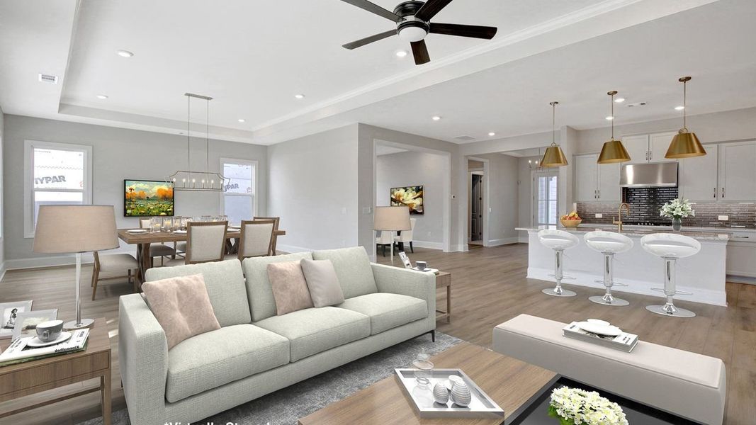 Taylor Model | Staged Great Room