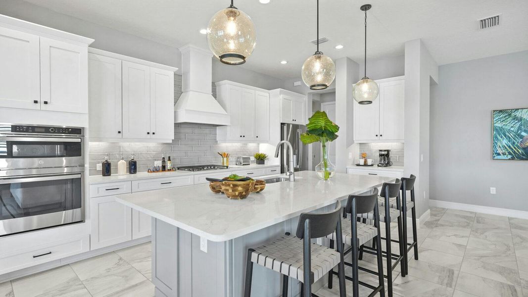 Furnished interior view inside a new home in Wildleaf Real Estate and Homes for Sale in Parrish, FL - Neal Communities, Parrish (Image 9).