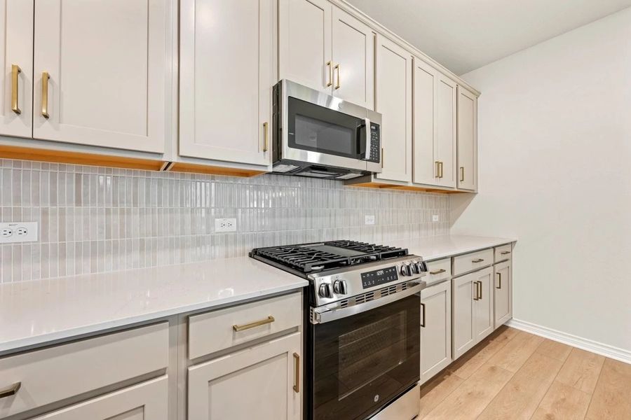 Furnished interior view inside a new home in The Cottages at Lariat, Liberty Hill (Image 12).