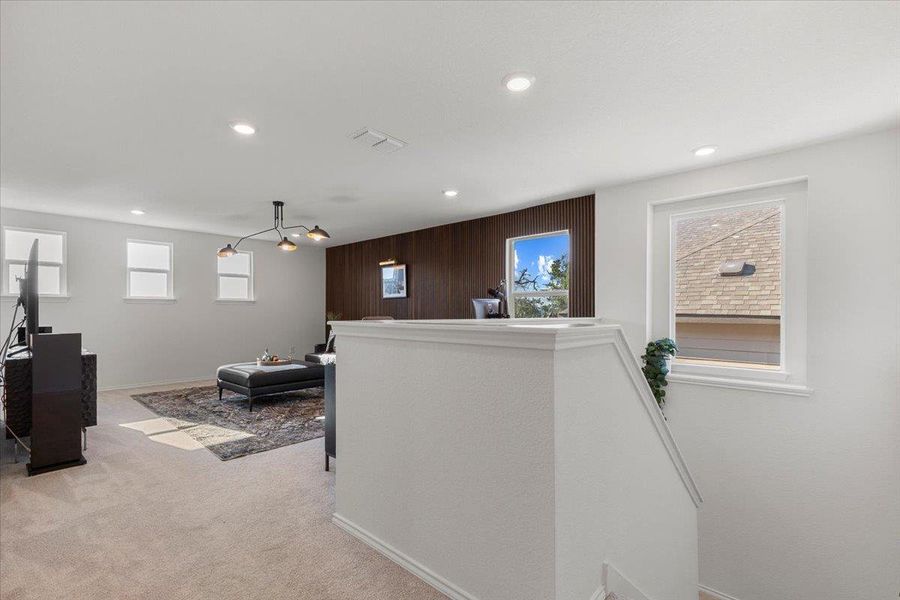 Furnished interior view inside a new home in , Austin (Image 12). Furnished interior view inside a new home in , Austin (Image 12).