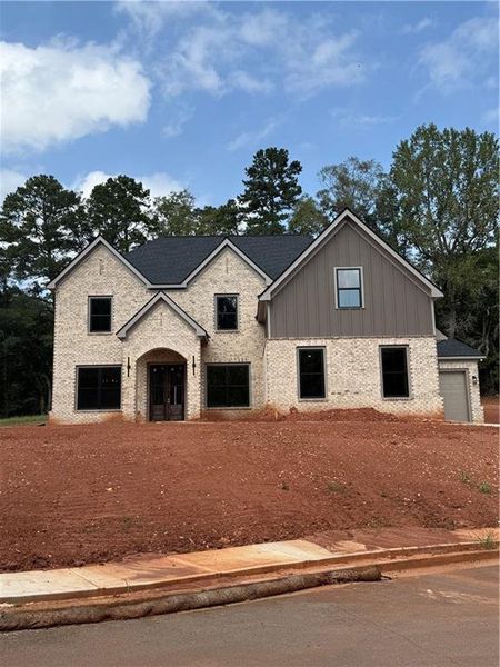 In-progress construction of a new home in , Hoschton, GA (Image 11).