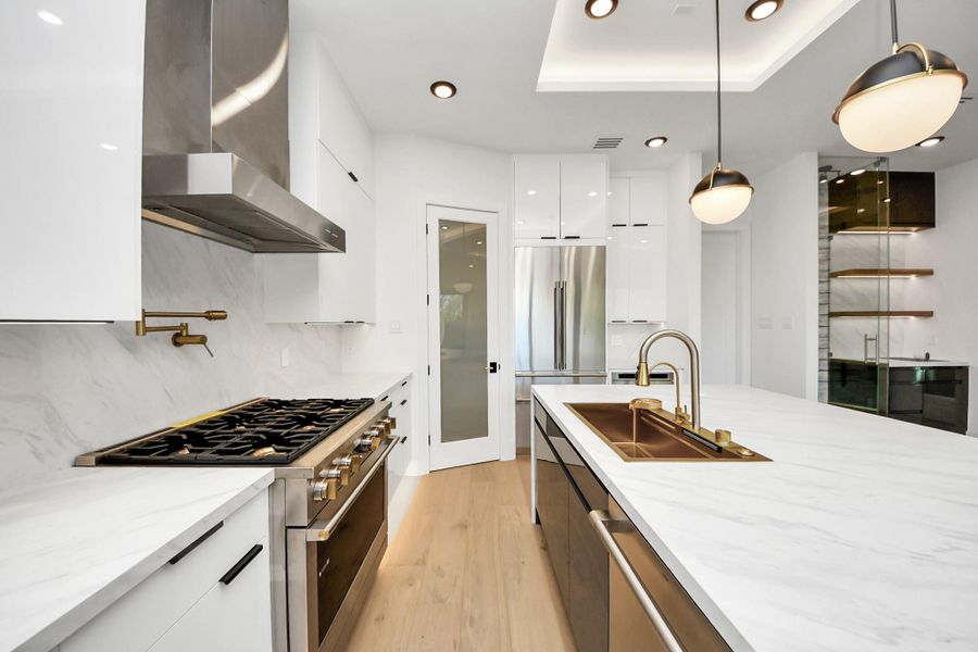 Furnished interior view inside a new home in , Stafford (Image 9).