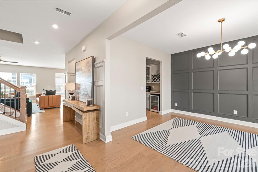 Stylish upgrades not found in other homes set this one apart. What an elegant dining room