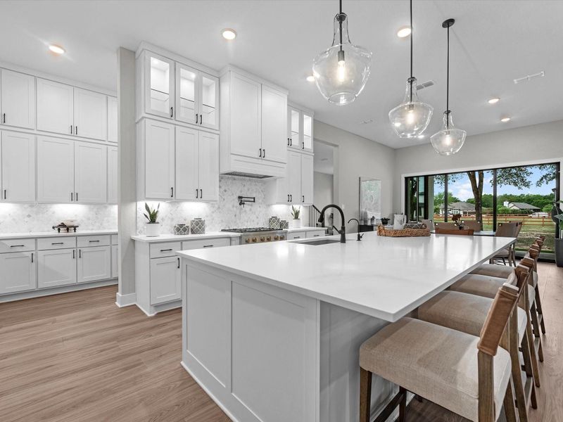 Furnished interior view inside a new home in , Fulshear (Image 8).