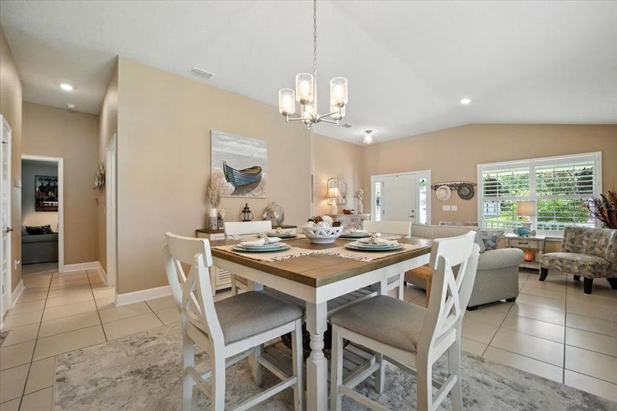 Furnished interior view inside a new home in Sawmill Creek at Palm Coast Park, Palm Coast (Image 15).
