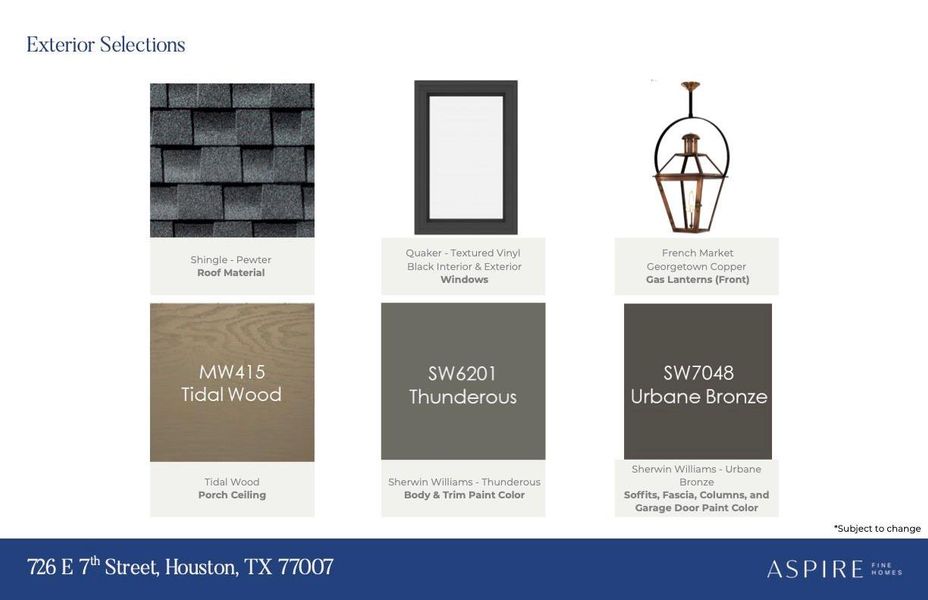 Sample of building materials used in homes in , Houston (Image 13).