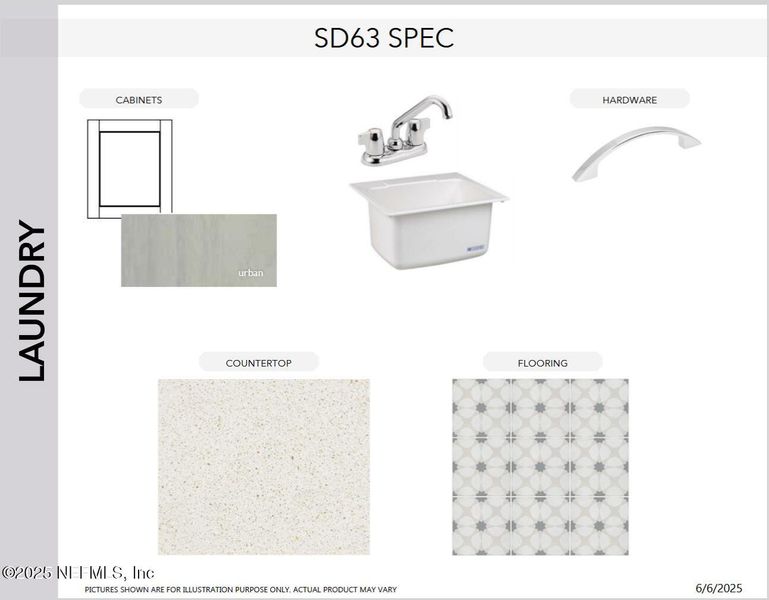 Sample of building materials used in homes in SilverLeaf, St. Augustine (Image 22).