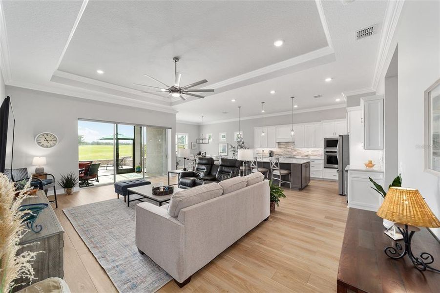 Furnished interior view inside a new home in , Ocala (Image 10).