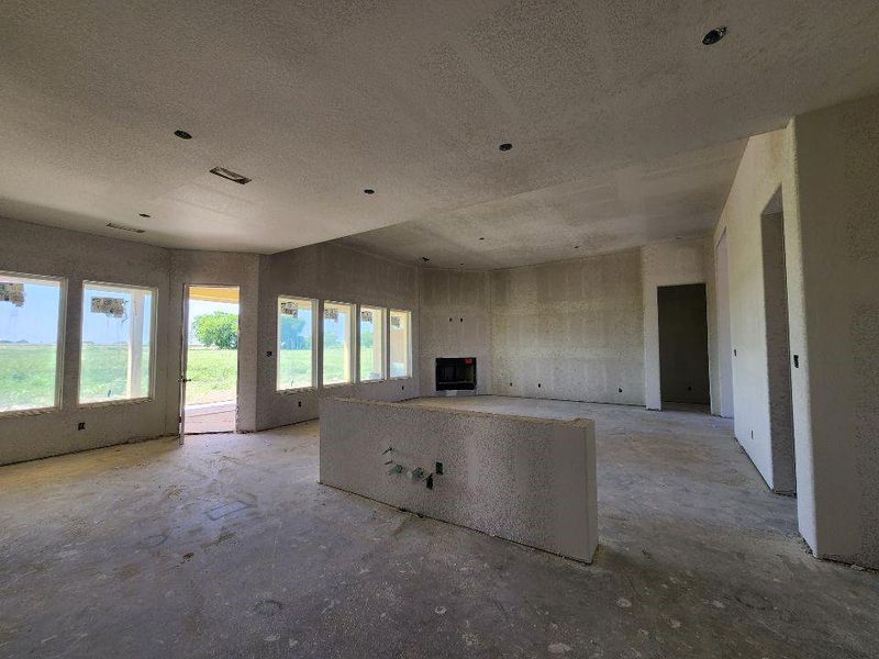 In-progress construction of a new home in Rocky Top, Krum, TX (Image 7).