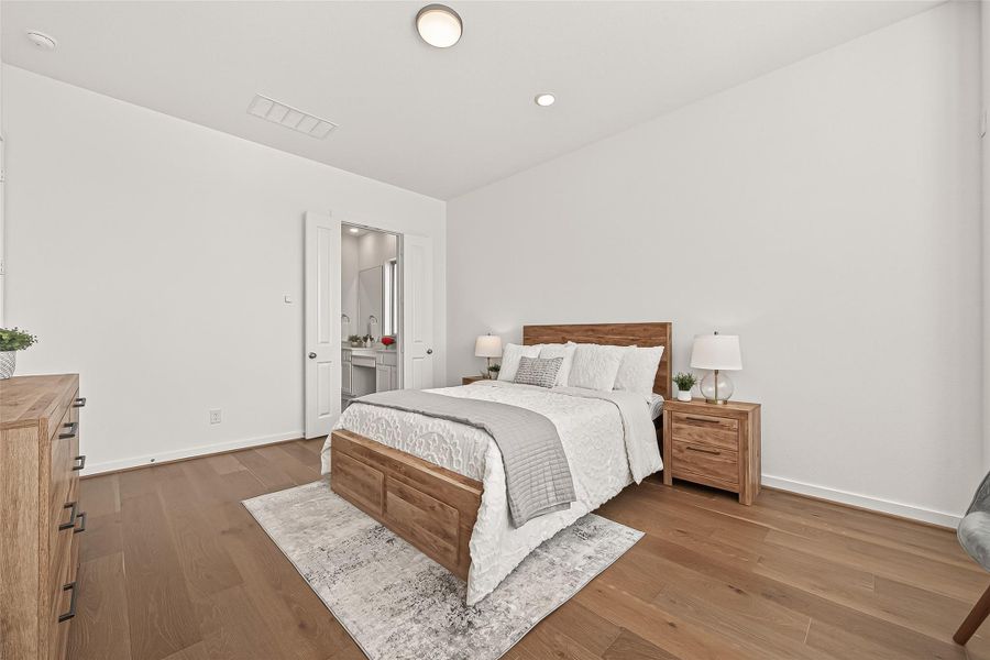 Furnished interior view inside a new home in , Katy (Image 6).