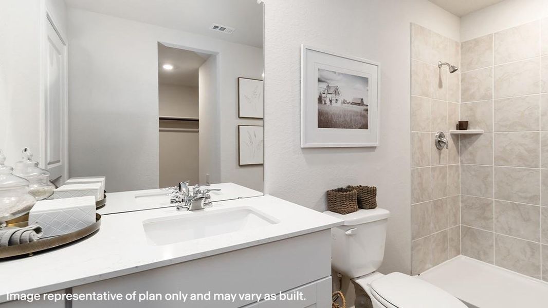 Furnished interior view inside a new home in The Villages at Schwertner Ranch, Jarrell (Image 12). Furnished interior view inside a new home in The Villages at Schwertner Ranch, Jarrell (Image 12).