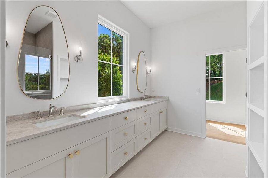 Furnished interior view inside a new home in , Alpharetta (Image 46).