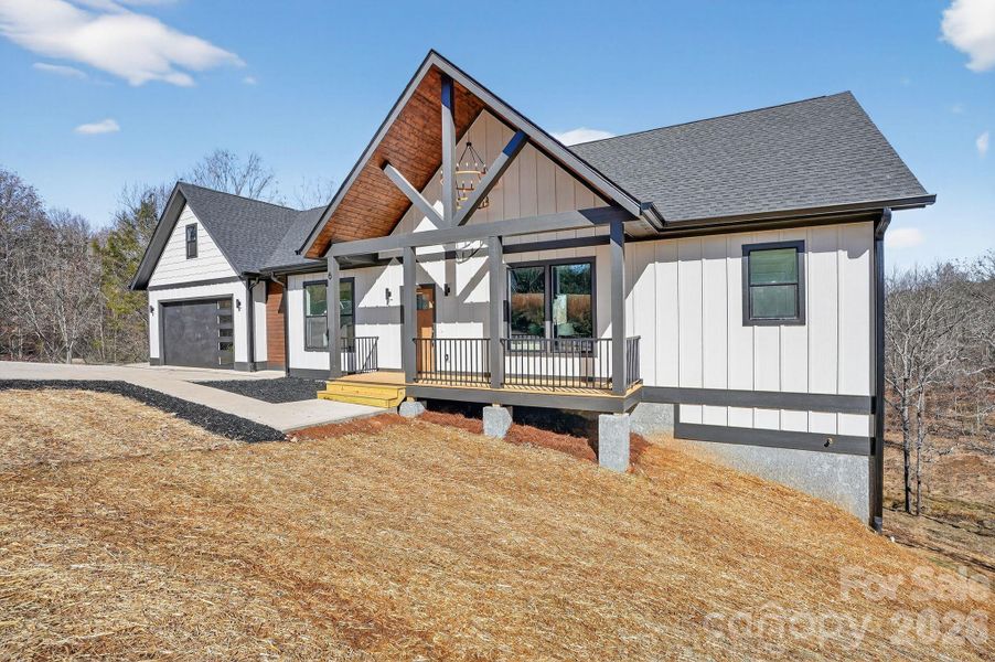 Exterior details and patio area of a home in , Alexander (Image 4). Exterior details and patio area of a home in , Alexander (Image 4).
