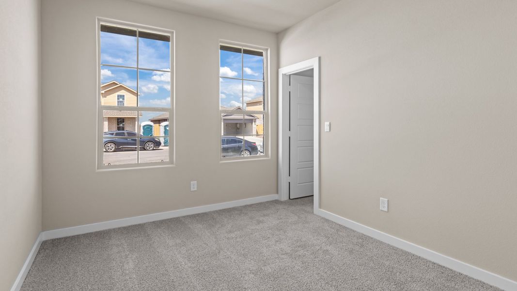 Representative unfurnished interior of a home built from the Tupelo by D.R. Horton in Legacy South, Midland (Image 19). Representative unfurnished interior of a home built from the Tupelo by D.R. Horton in Legacy South, Midland (Image 19).