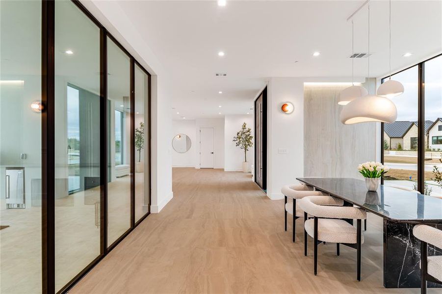 Furnished interior view inside a new home in , Heath (Image 30).