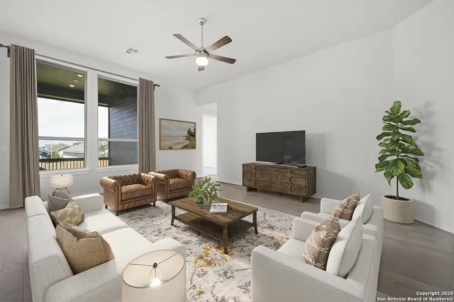 Furnished interior view inside a new home in VIDA, San Antonio (Image 6).