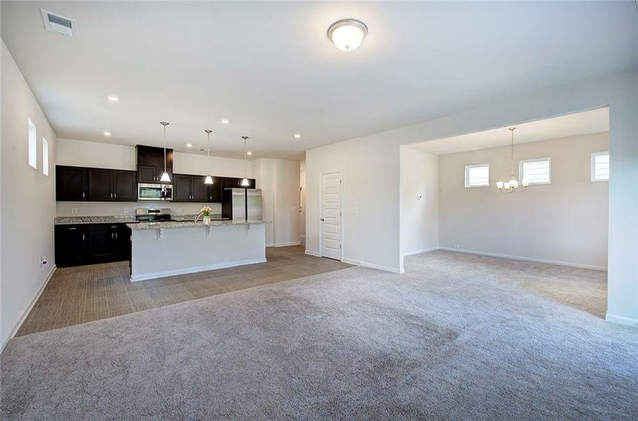 Spacious, unfurnished interior of a new home in , Cartersville (Image 36).