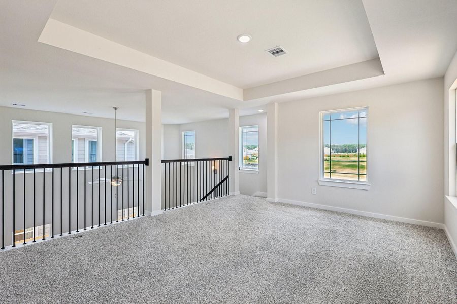 Spacious, unfurnished interior of a new home in Granger Pines, Conroe (Image 23). Spacious, unfurnished interior of a new home in Granger Pines, Conroe (Image 23).