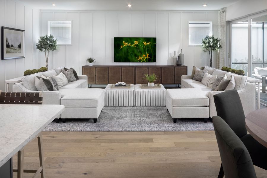 Representative furnished interior of a home built from the Merigold by Mattamy Homes in Brightmore at Wellen Park, Venice (Image 8).