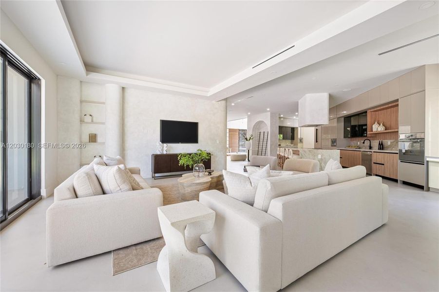 Furnished interior view inside a new home in , Miami (Image 5).