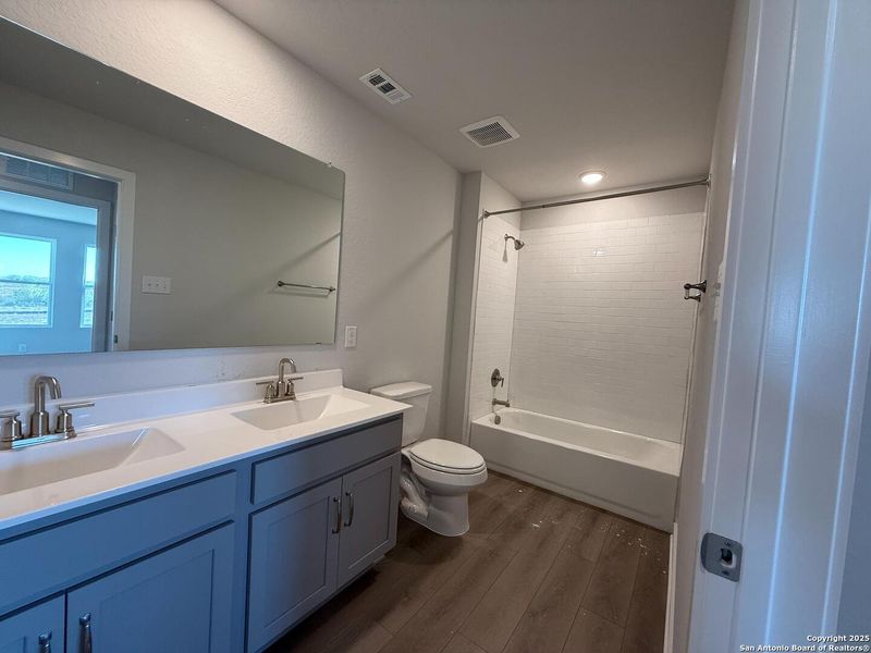 Furnished interior view inside a new home in The Preserve at the Wilder, Adkins (Image 7). Furnished interior view inside a new home in The Preserve at the Wilder, Adkins (Image 7).