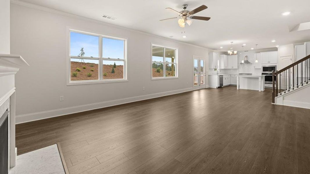 Spacious, unfurnished interior of a new home in Haven Abbey, Cumming (Image 22). Spacious, unfurnished interior of a new home in Haven Abbey, Cumming (Image 22).