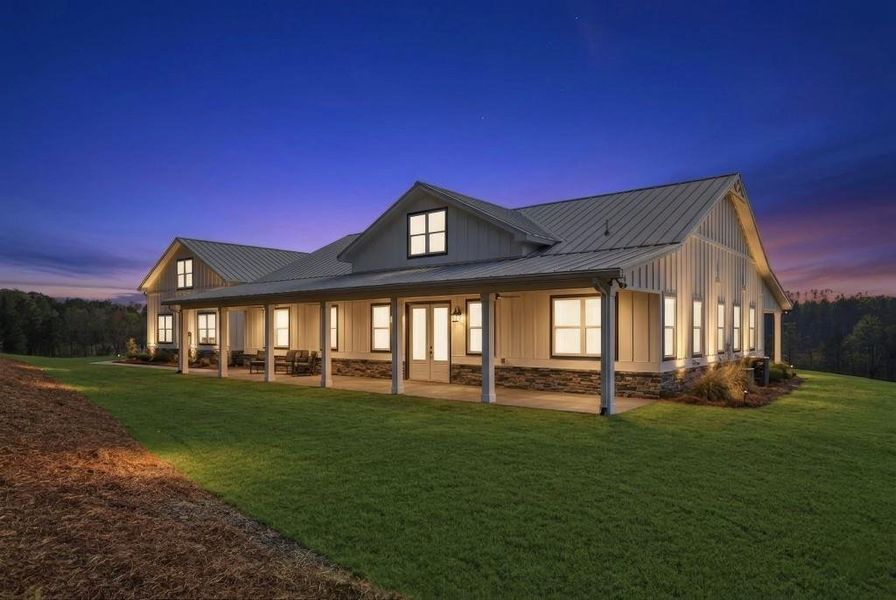 Exterior details and patio area of a home in , Senoia (Image 40).