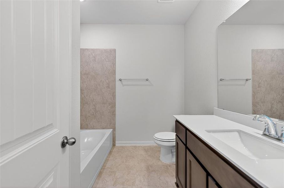 Furnished interior view inside a new home in Liberty Pointe, Gainesville (Image 12).
