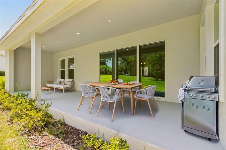Exterior details and patio area of a home in Southern Hills Plantation, Brooksville (Image 34). Exterior details and patio area of a home in Southern Hills Plantation, Brooksville (Image 34).