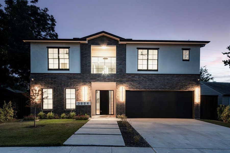 Front exterior of a new home in , Dallas, TX, highlighting curb appeal (Image 1). Front exterior of a new home in , Dallas, TX, highlighting curb appeal (Image 1).