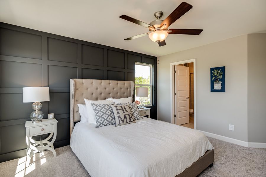 Representative furnished interior of a home built from the Annapolis by Parkside Builders in Oxford Station, Gallatin (Image 27).