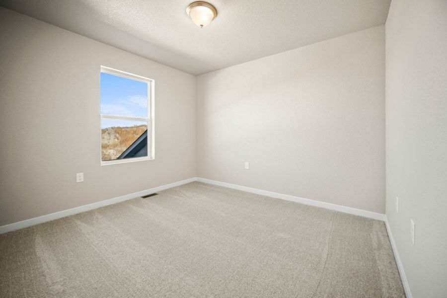 Representative unfurnished interior of a home built from the Palmer by View Homes in Aspen Meadows – Townhomes, Colorado Springs (Image 23).